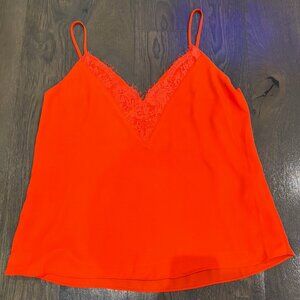 Socialiate Red Lace Tank Top